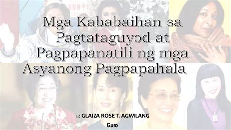 Mga Kababaihan sa Lipunang Asyano .